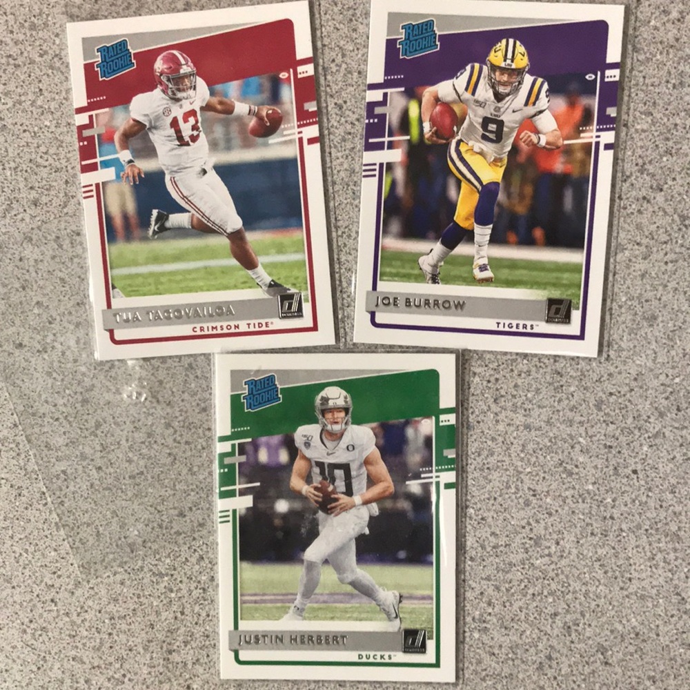 Justin Herbert Tua Tagovailoa Joe Burrow Rookies